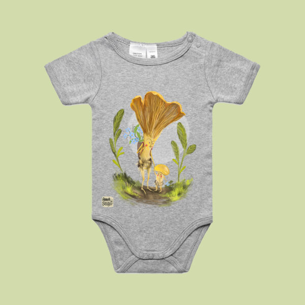 Mama Mushroom Baby Onesie Thumbnail