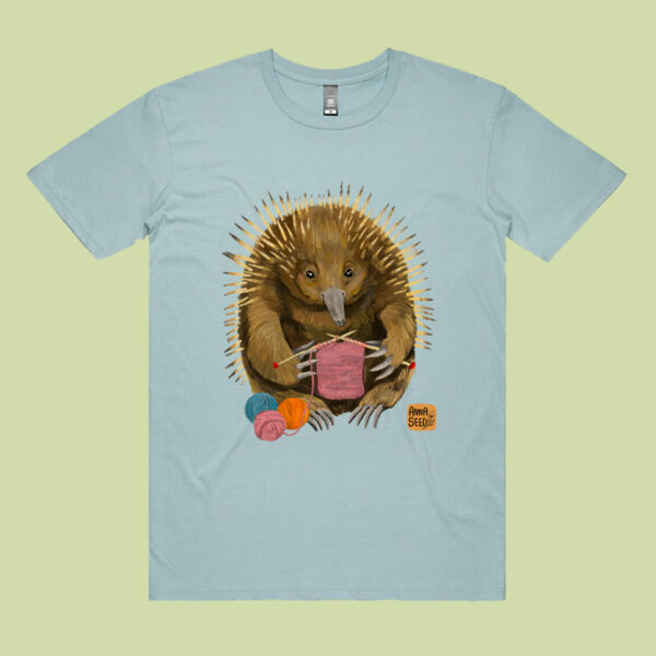 Knitting Echidna Unisex T-Shirt Thumbnail